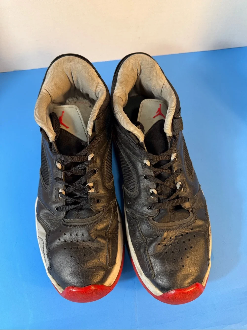 Jordan Men's Black, Red and Gray Low-Top Sneakers